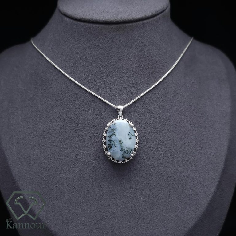 Necklace Aqeeq Yemeni Moss