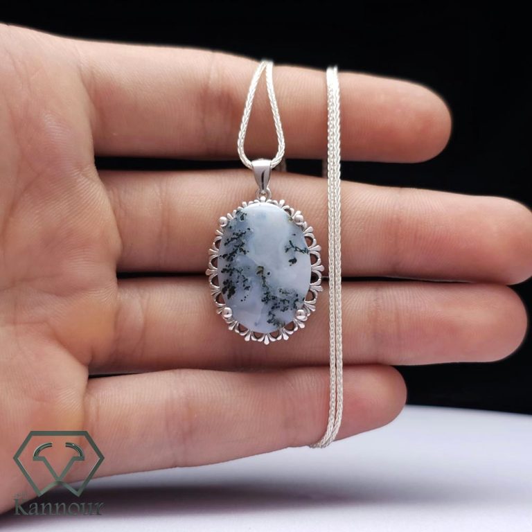 Necklace Aqeeq Yemeni Moss