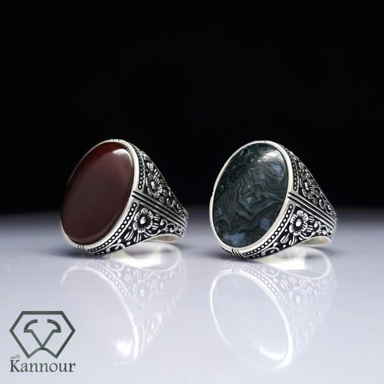 Silver Ring With a Natural Gemstone