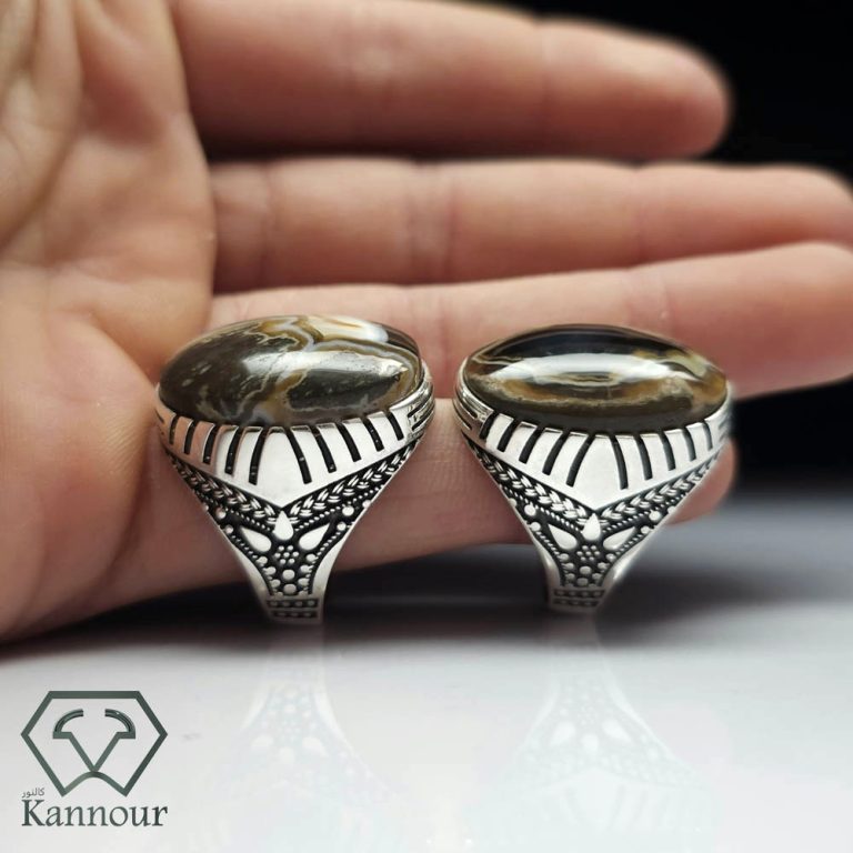 Ring with Original Black Kharaiti Aqeeq