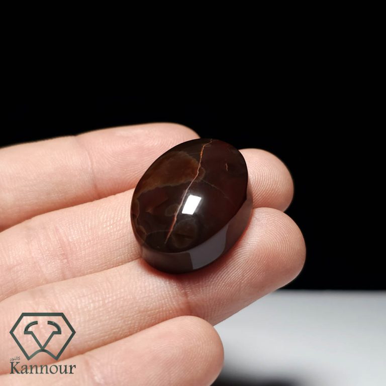 العقيق اليماني الزعفراني الأصلي